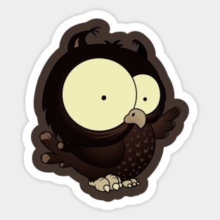 Little owl v2 Sticker